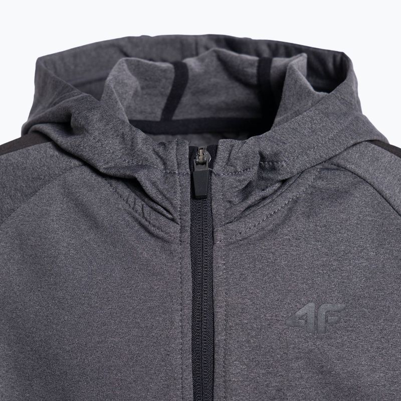 Felpa da bambino 4F JBLMF001 grigio scuro melange 4