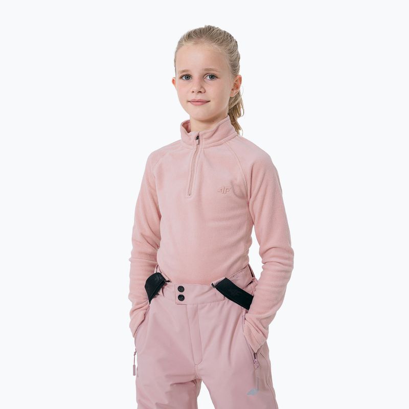 Felpa per bambini 4F JBIDP001 rosa chiaro