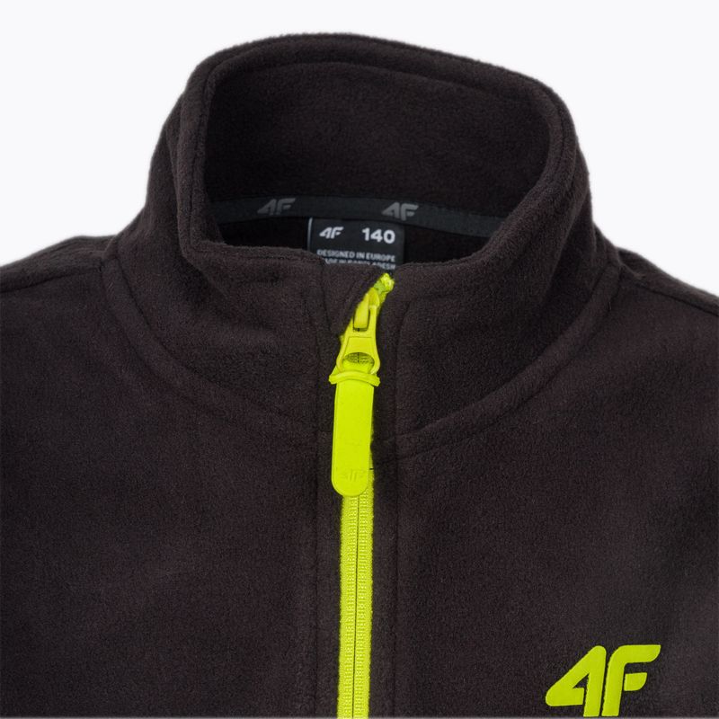 Felpa da bambino 4F JPLM001 nero profondo 3
