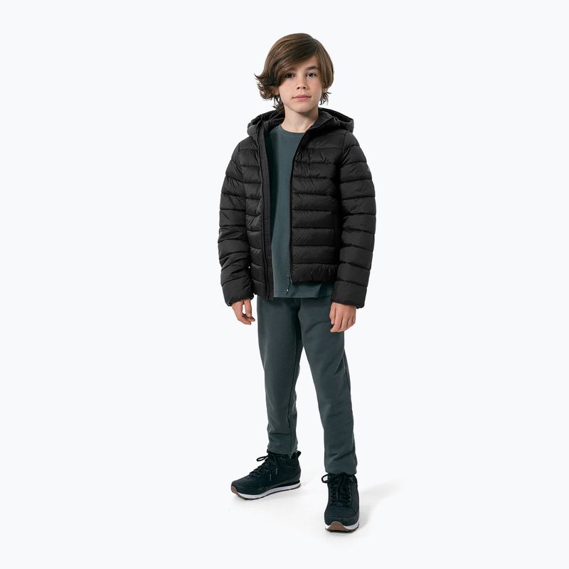 Piumino da bambino 4F JKUMP001 nero profondo 2