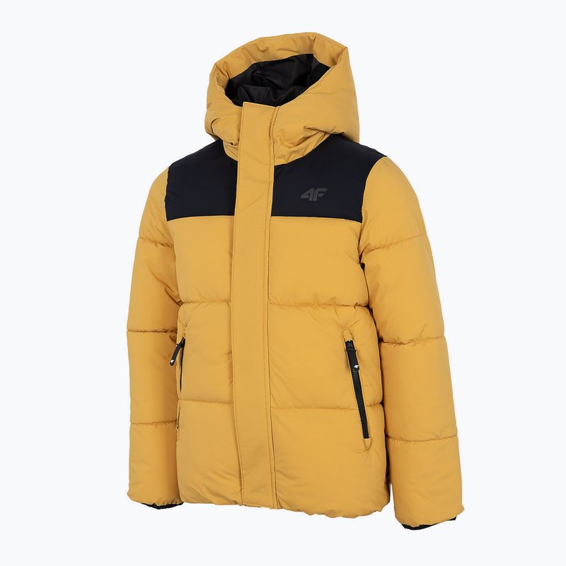 Piumino da bambino 4F JKUMP004 marrone chiaro 3
