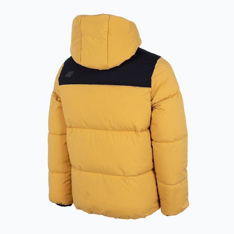 Piumino da bambino 4F JKUMP004 marrone chiaro 4