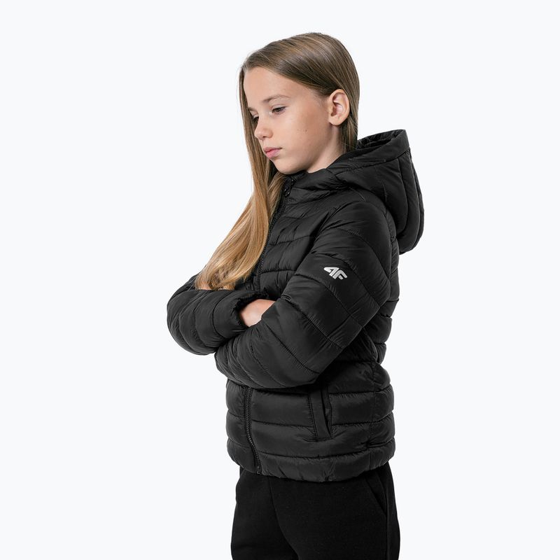 Piumino da bambino 4F JKUDP001 nero profondo