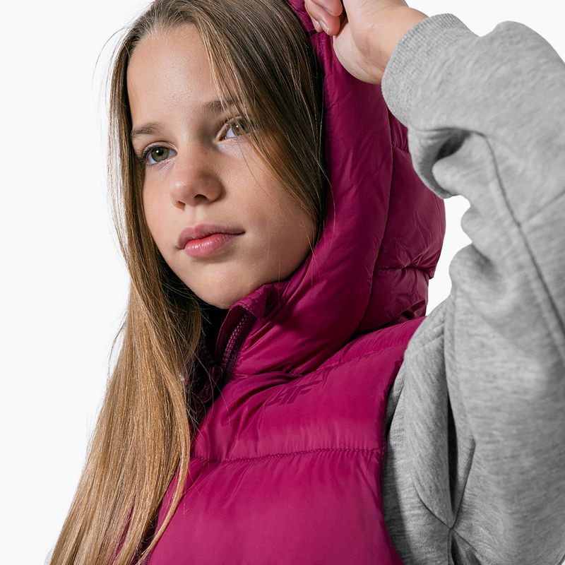 Smanicato trekking bambino 4F JKUDP002 rosa scuro 2