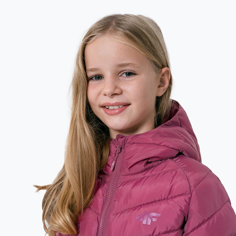 Piumino da bambino 4F JKUDP003 rosa scuro 2