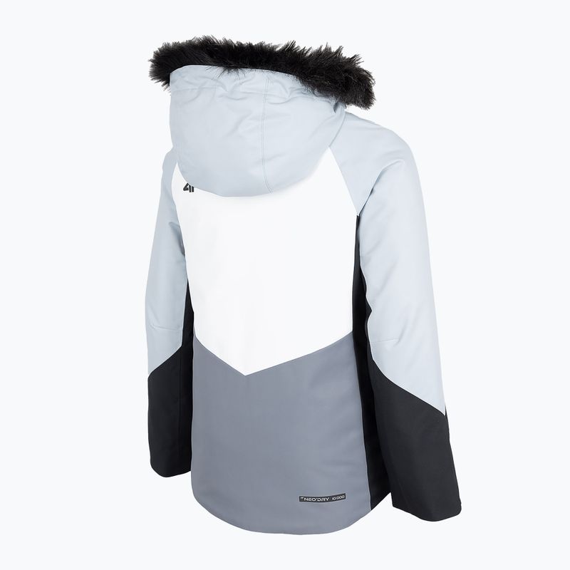 Giacca da sci per bambini 4F JKUDN003 blu chiaro 4