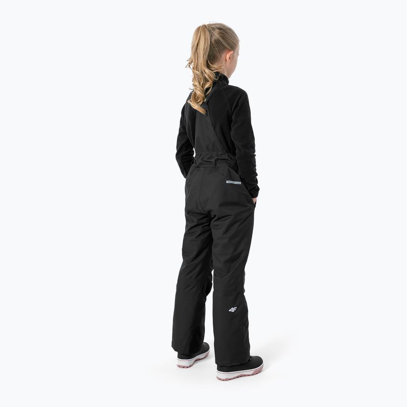 Pantaloni da sci per bambini 4F JSPDN001 nero profondo 3