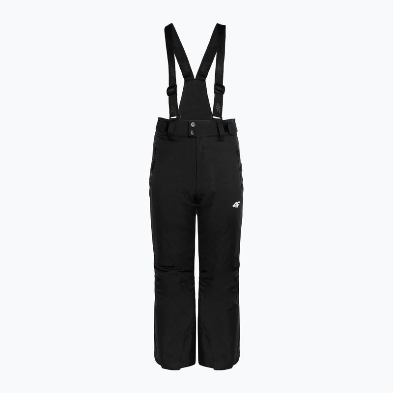 Pantaloni da sci per bambini 4F JSPDN001 nero profondo 4