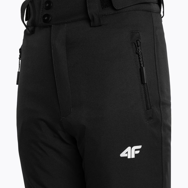 Pantaloni da sci per bambini 4F JSPDN001 nero profondo 6