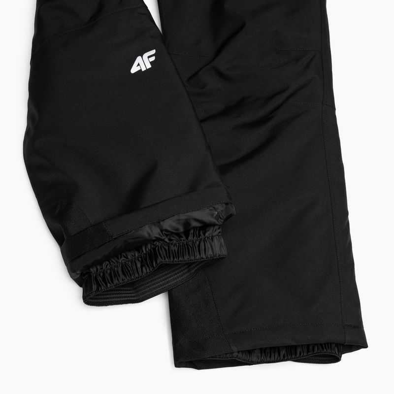Pantaloni da sci per bambini 4F JSPDN001 nero profondo 8