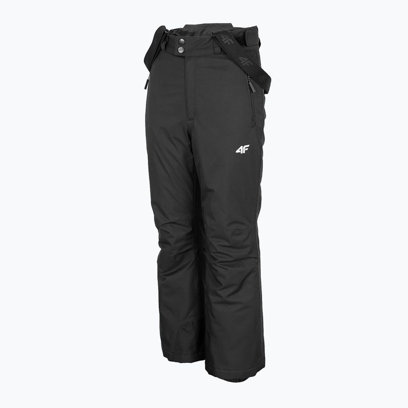 Pantaloni da sci per bambini 4F JSPDN001 nero profondo 9