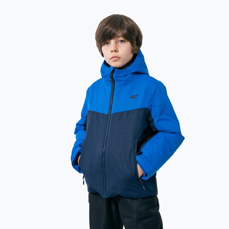 Giacca da sci per bambini 4F JKUMN001 blu scuro