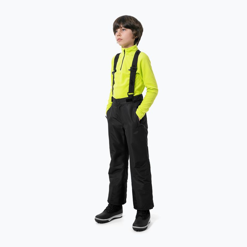 Pantaloni da sci per bambini 4F JSPMN001 nero profondo 2