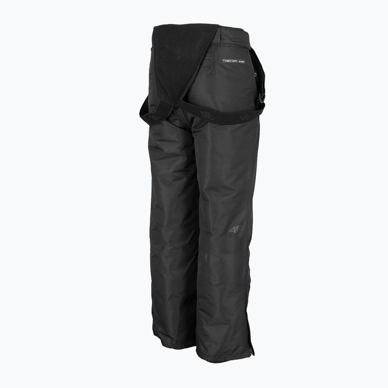 Pantaloni da sci per bambini 4F JSPMN001 nero profondo 4