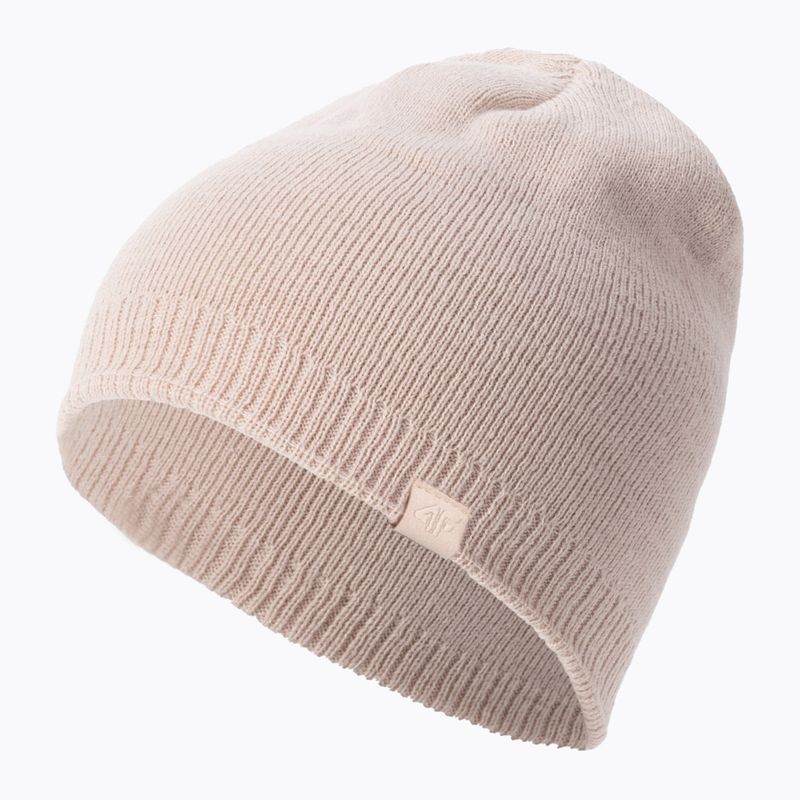 Berretto invernale da donna 4F CAD001 rosa chiaro 3