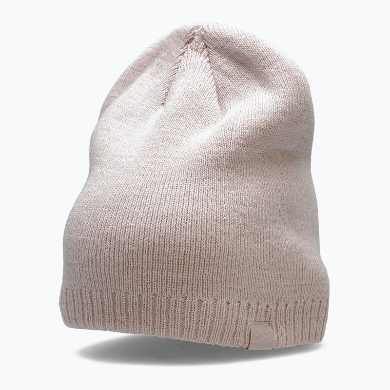 Berretto invernale da donna 4F CAD001 rosa chiaro 6