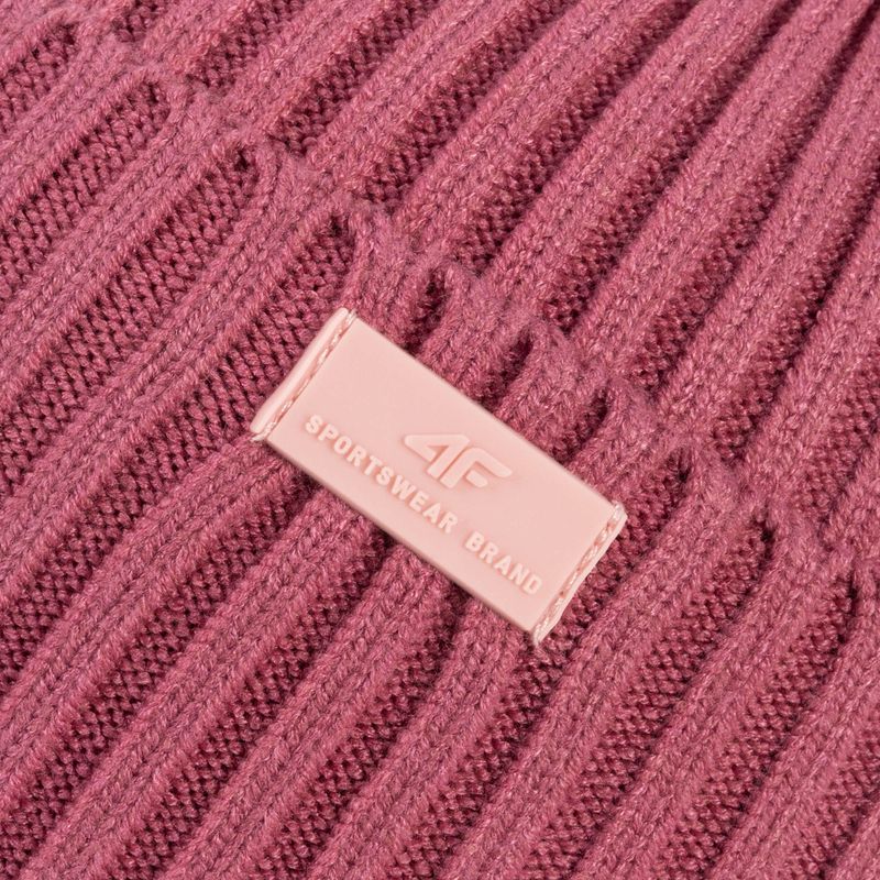 Berretto invernale da donna 4F CAD004 rosa 4