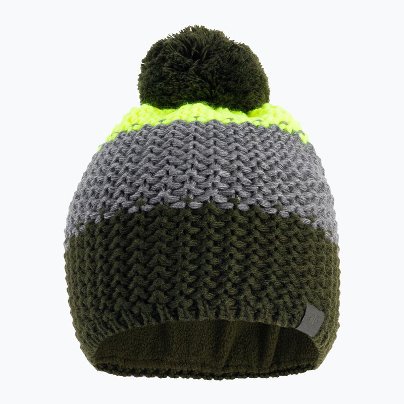 Berretto invernale per bambini 4F JCAM006 lemon neon 2