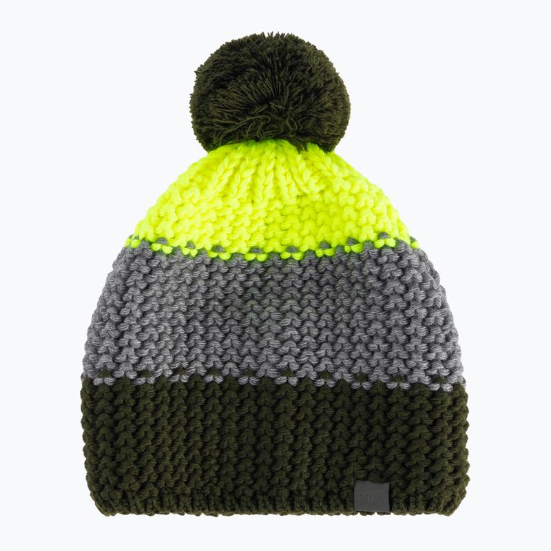 Berretto invernale per bambini 4F JCAM006 lemon neon 5