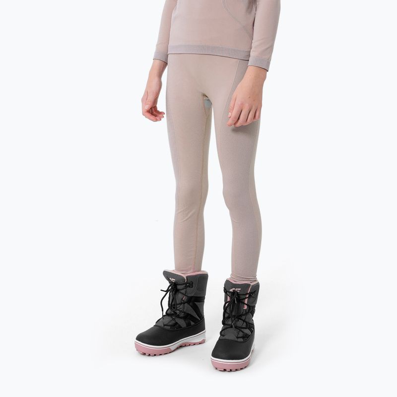 Set di biancheria intima termica per bambini 4F F017 rosa chiaro 3