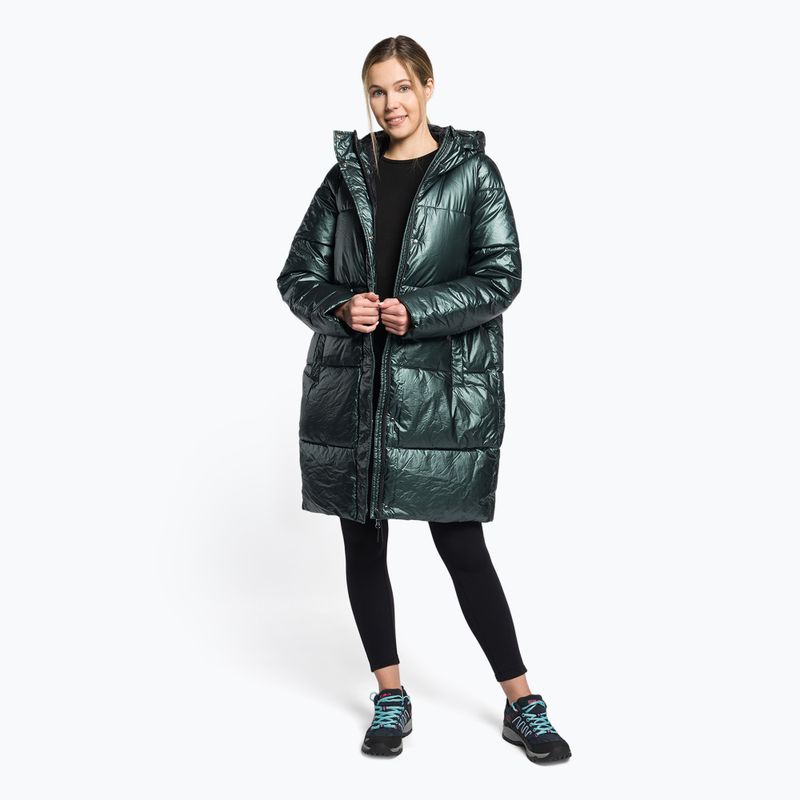 Piumino donna 4F KUDP011 verde scuro 2