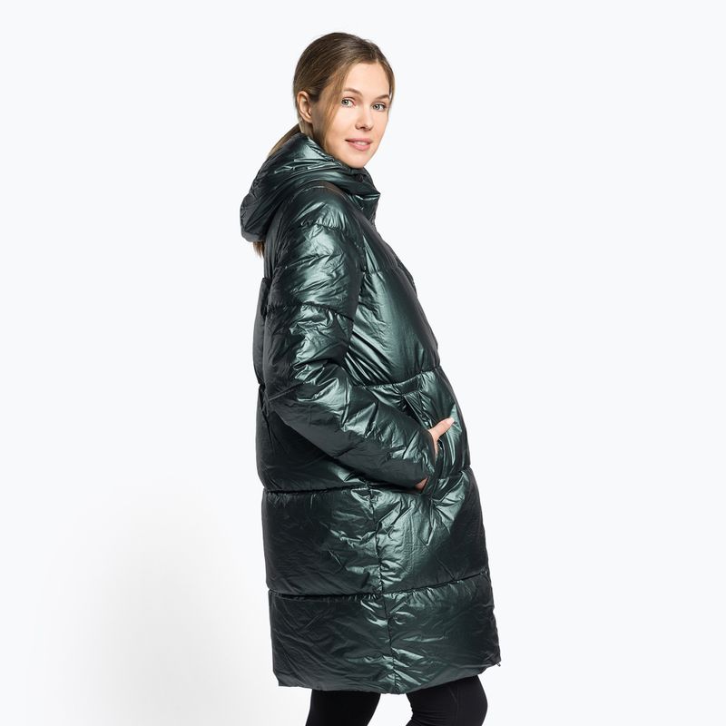 Piumino donna 4F KUDP011 verde scuro 3