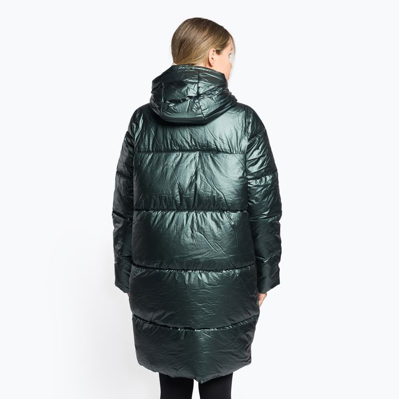 Piumino donna 4F KUDP011 verde scuro 4