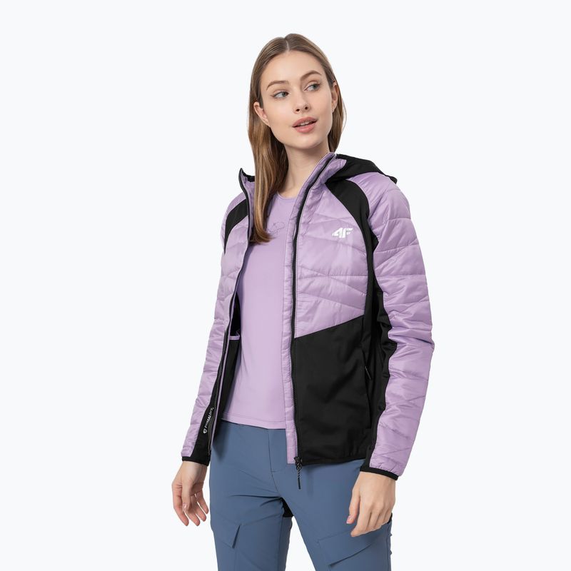 Giacca ibrida da donna 4F KUDH060 viola chiaro