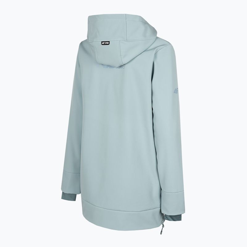 Giacca da snowboard da donna 4F SFD001F blu chiaro 8
