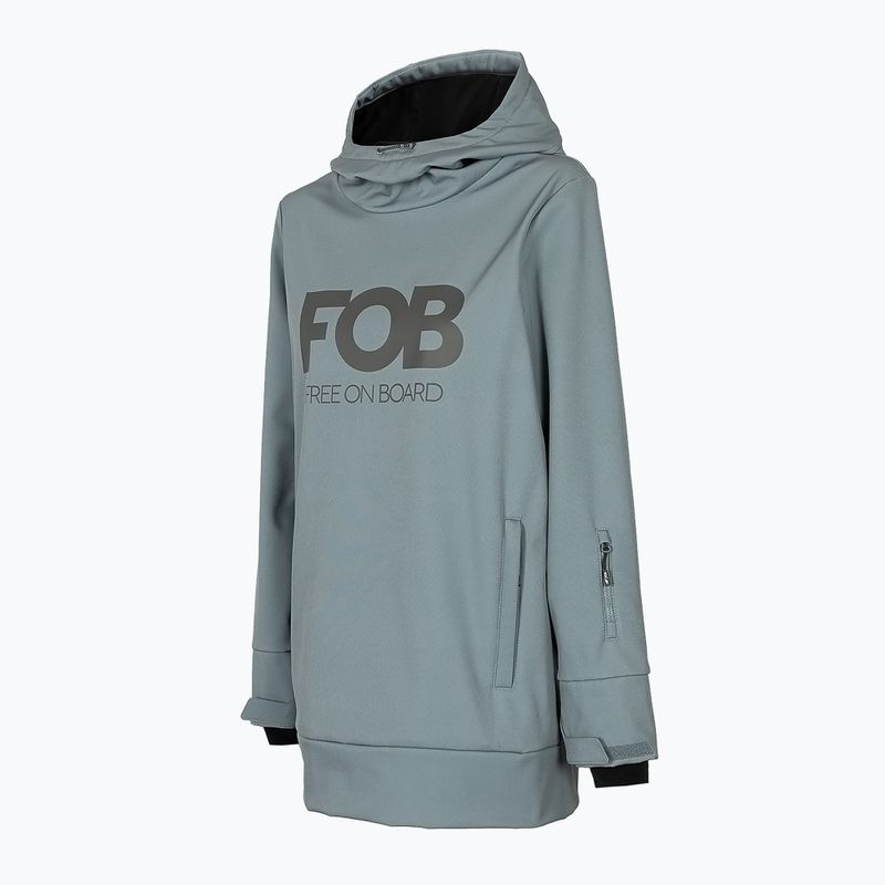 Giacca da snowboard donna 4F SFD001F denim 7