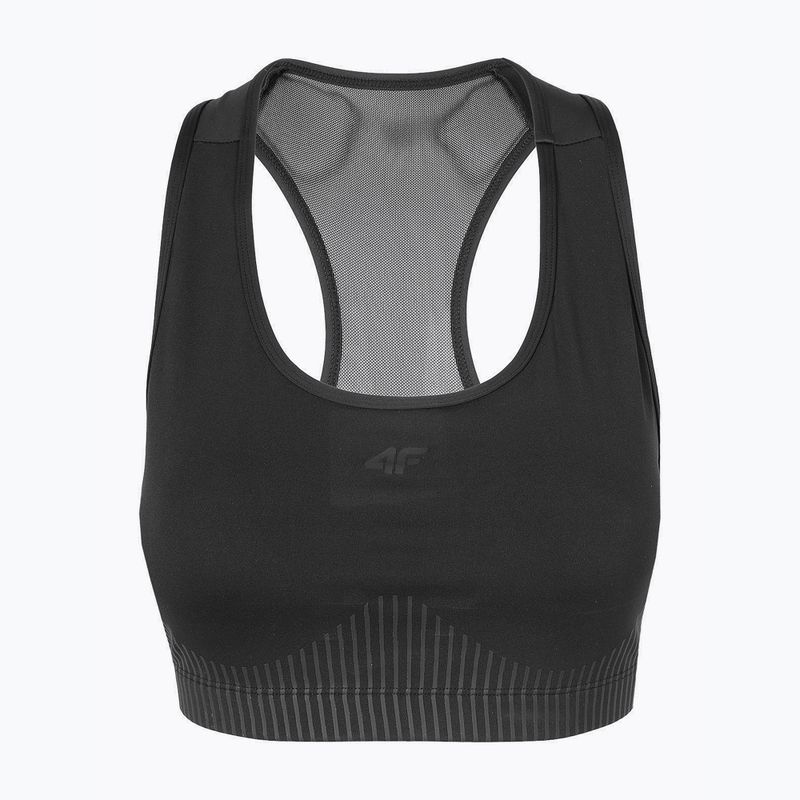 Top da allenamento donna 4F STAD011 nero profondo 4