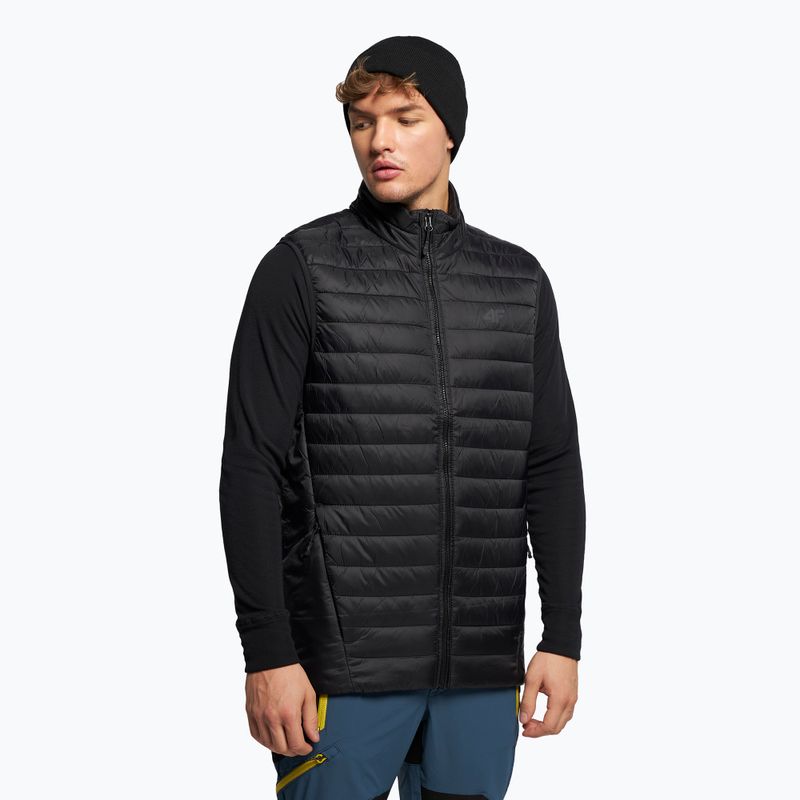 Smanicato trekking uomo 4F KUMP001 nero profondo