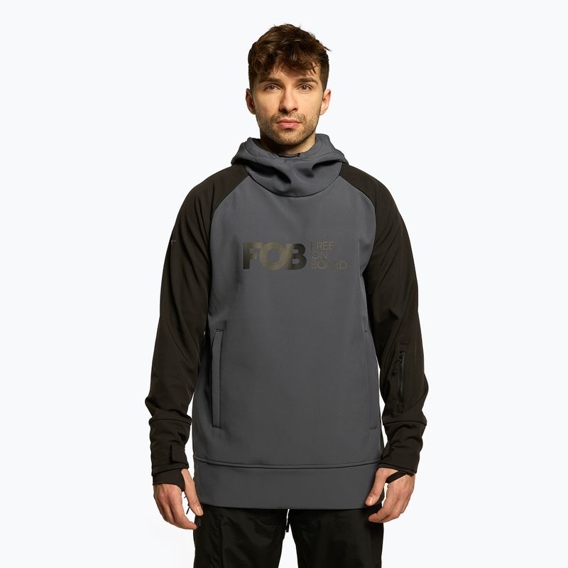 Giacca da snowboard da uomo 4F SFM001F antracite