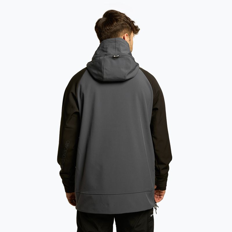 Giacca da snowboard da uomo 4F SFM001F antracite 3