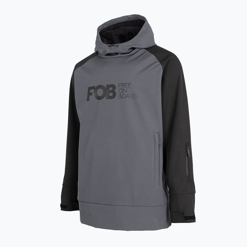 Giacca da snowboard da uomo 4F SFM001F antracite 7