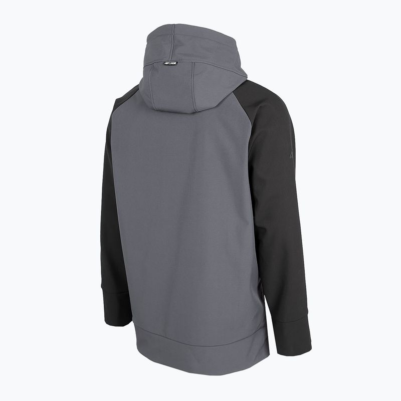 Giacca da snowboard da uomo 4F SFM001F antracite 8