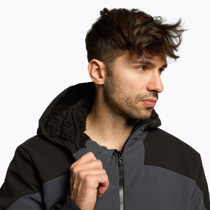 Giacca da snowboard da uomo 4F SFM002F nero profondo 5