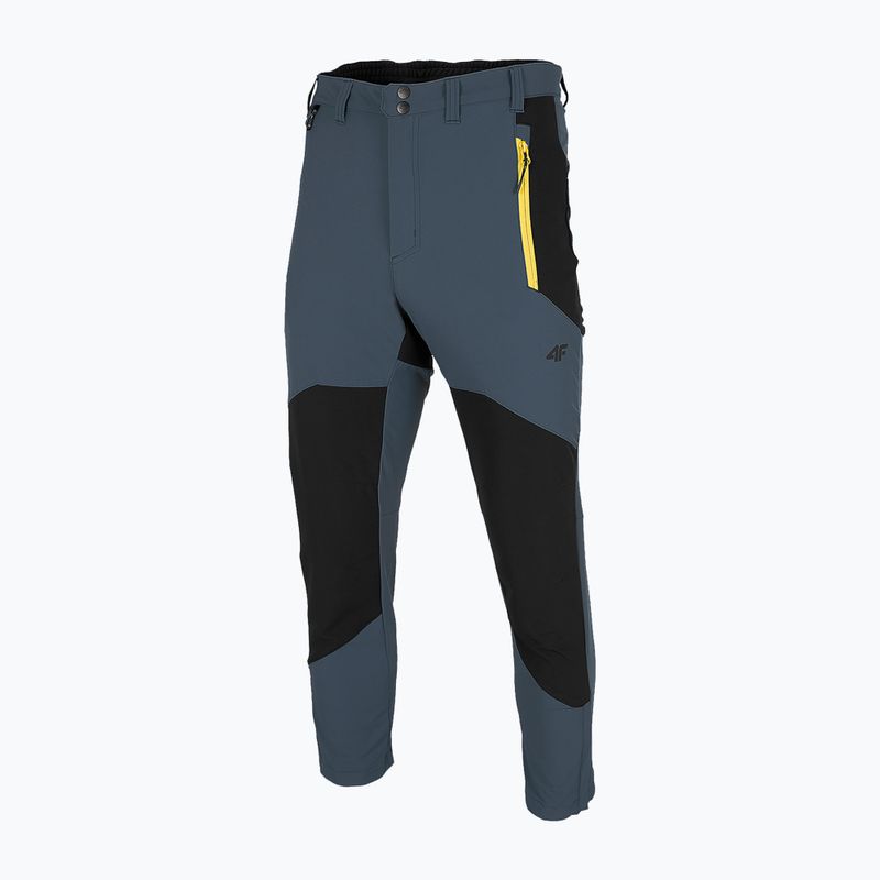 Pantaloni da trekking da uomo 4F SPMTR060 verde acqua