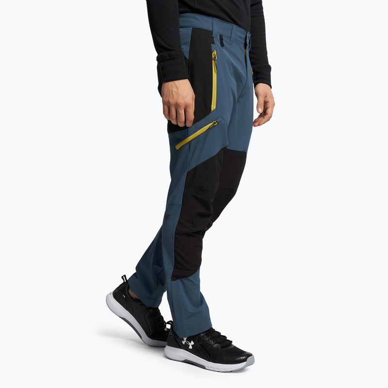 Pantaloni da trekking da uomo 4F SPMTR060 verde acqua 9