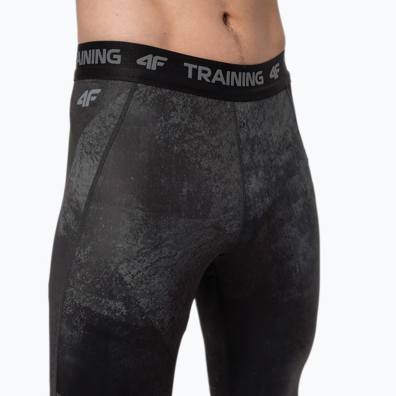 Leggings da uomo 4F SPMF011 multicolore allover 4
