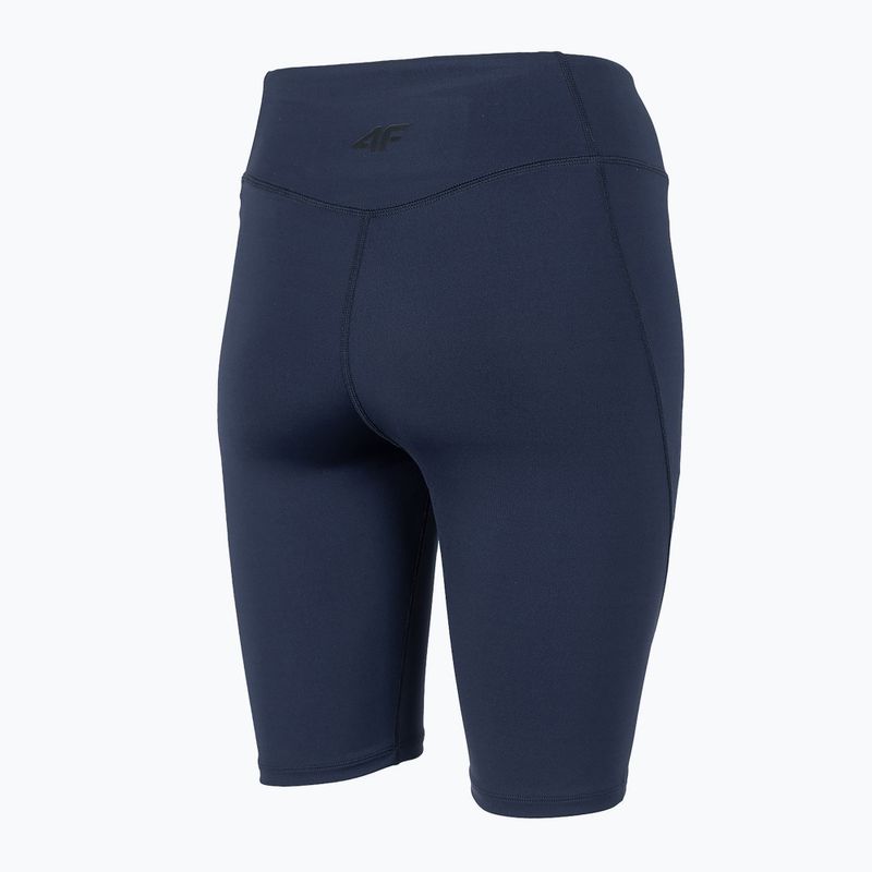 Pantaloncini da yoga da donna 4F SKDF012 navy 4