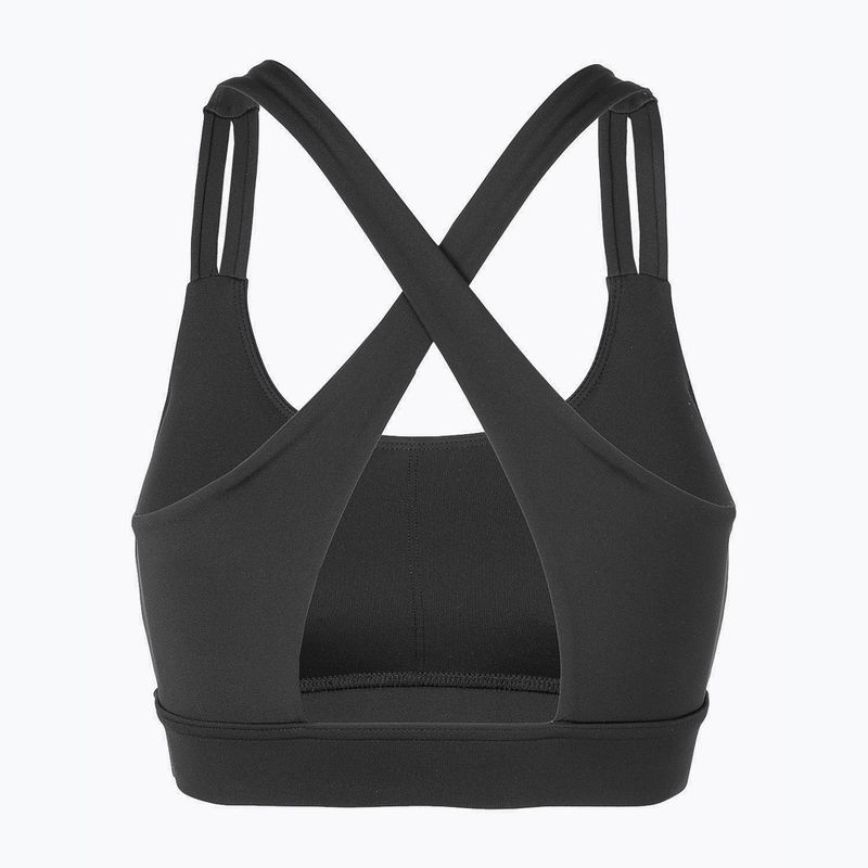 Top yoga donna 4F STAD016 nero profondo 4