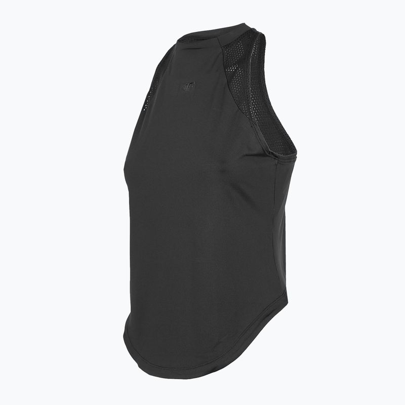 Canotta da allenamento donna 4F TSDF016 nero profondo 3