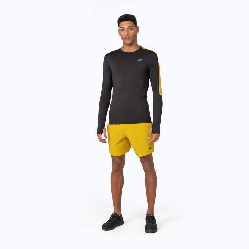 Maniche lunghe 4F da uomo TSMLF010 LS nero profondo 2
