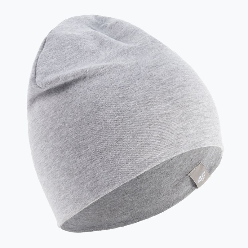 Berretto invernale per bambini 4F JCAD001 grigio chiaro freddo melange