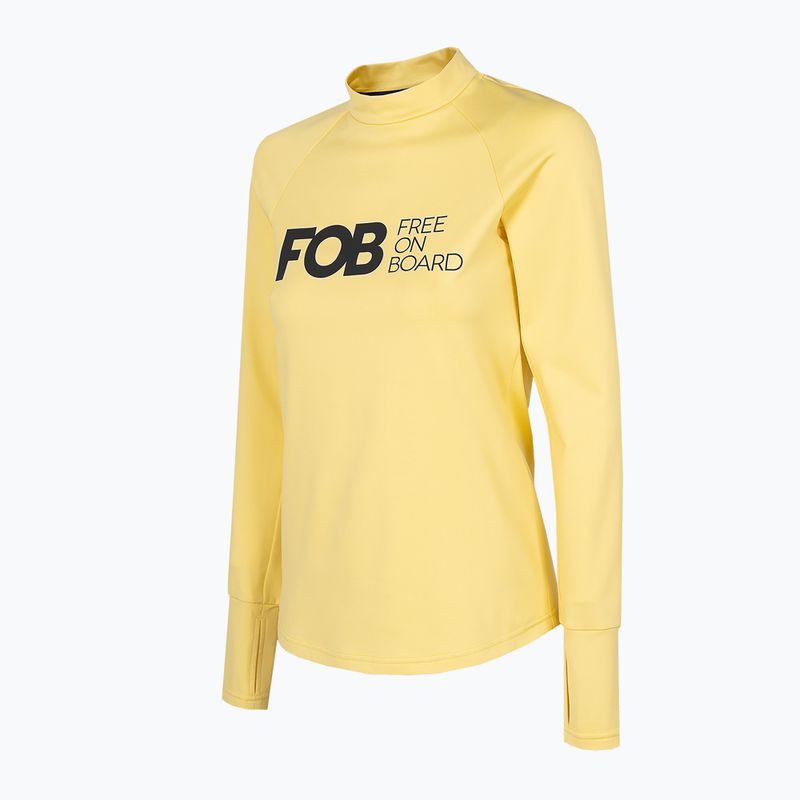 Manica lunga termoattiva da donna 4F BIDD030 limone chiaro 2
