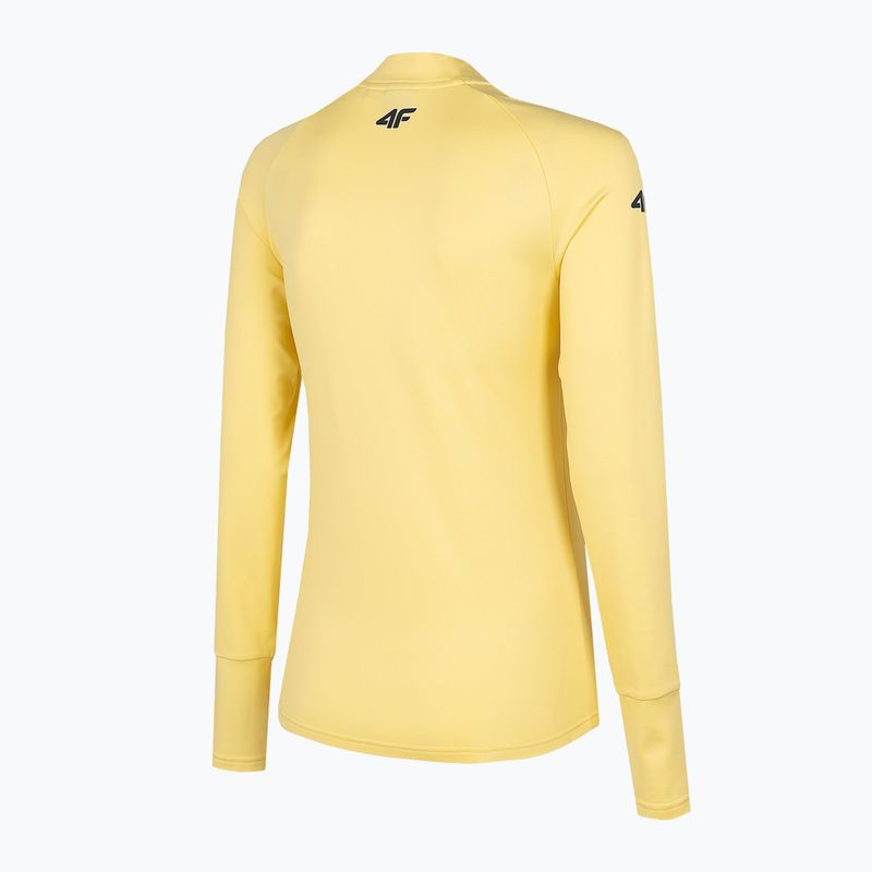 Manica lunga termoattiva da donna 4F BIDD030 limone chiaro 3