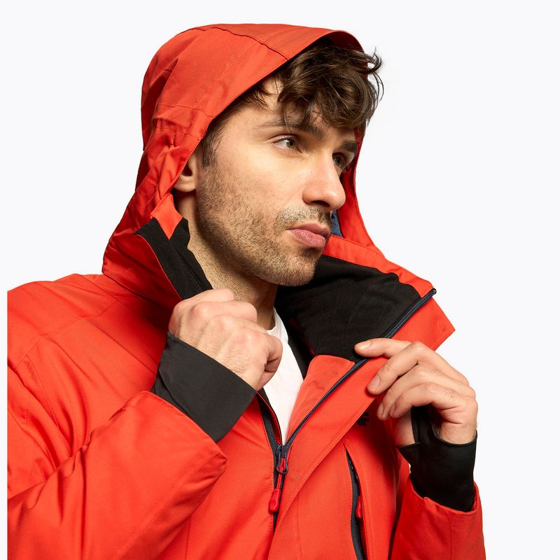 Giacca da sci da uomo 4F KUMN004 rosso 4