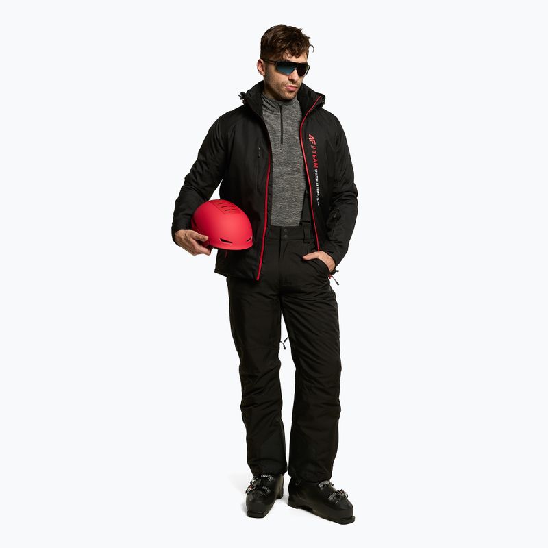 Pantaloni da sci da uomo 4F SPMN003 nero profondo 2