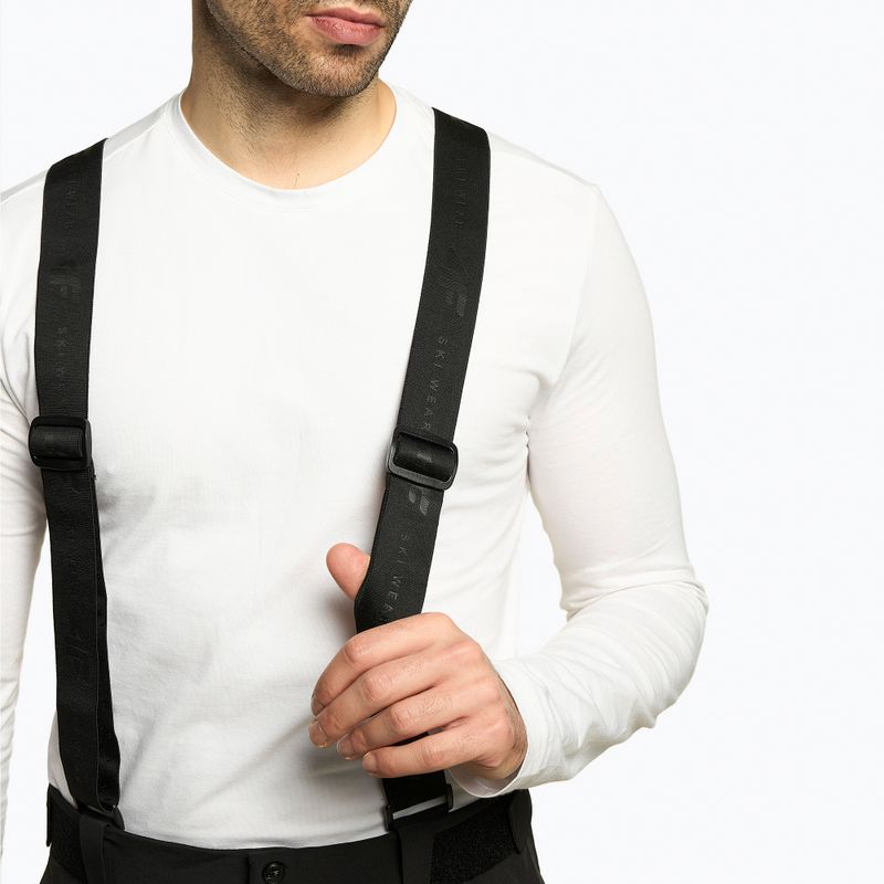 Pantaloni da sci da uomo 4F SPMN004 nero profondo 4